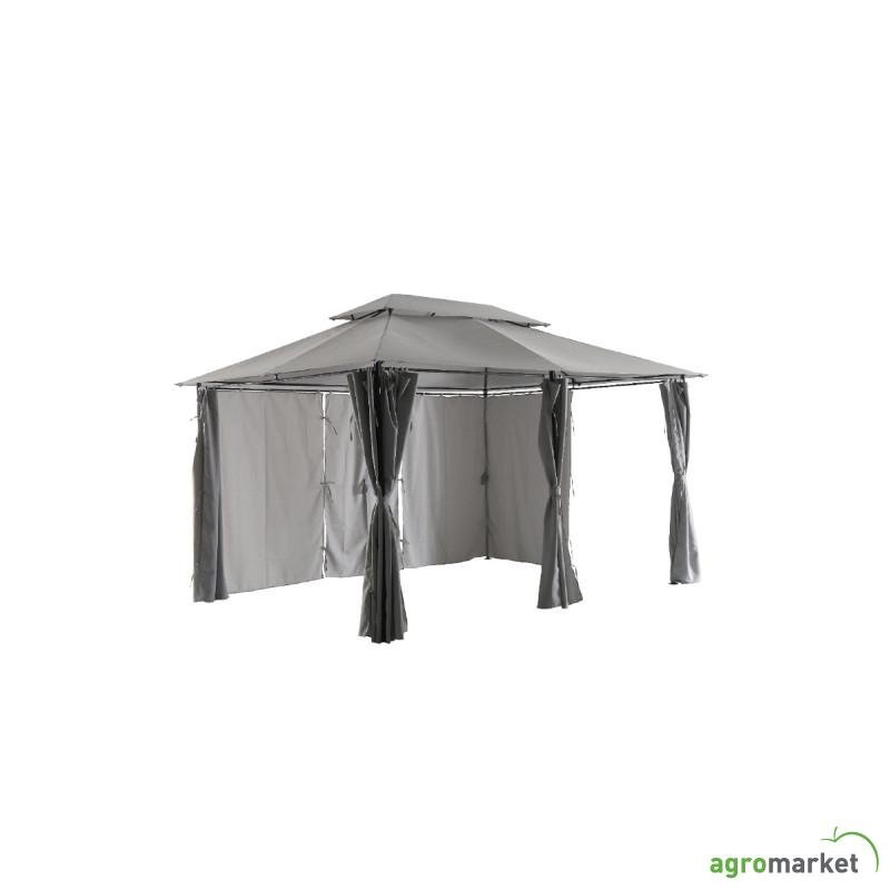 Metalni Gazebo paviljon Belize - sivi