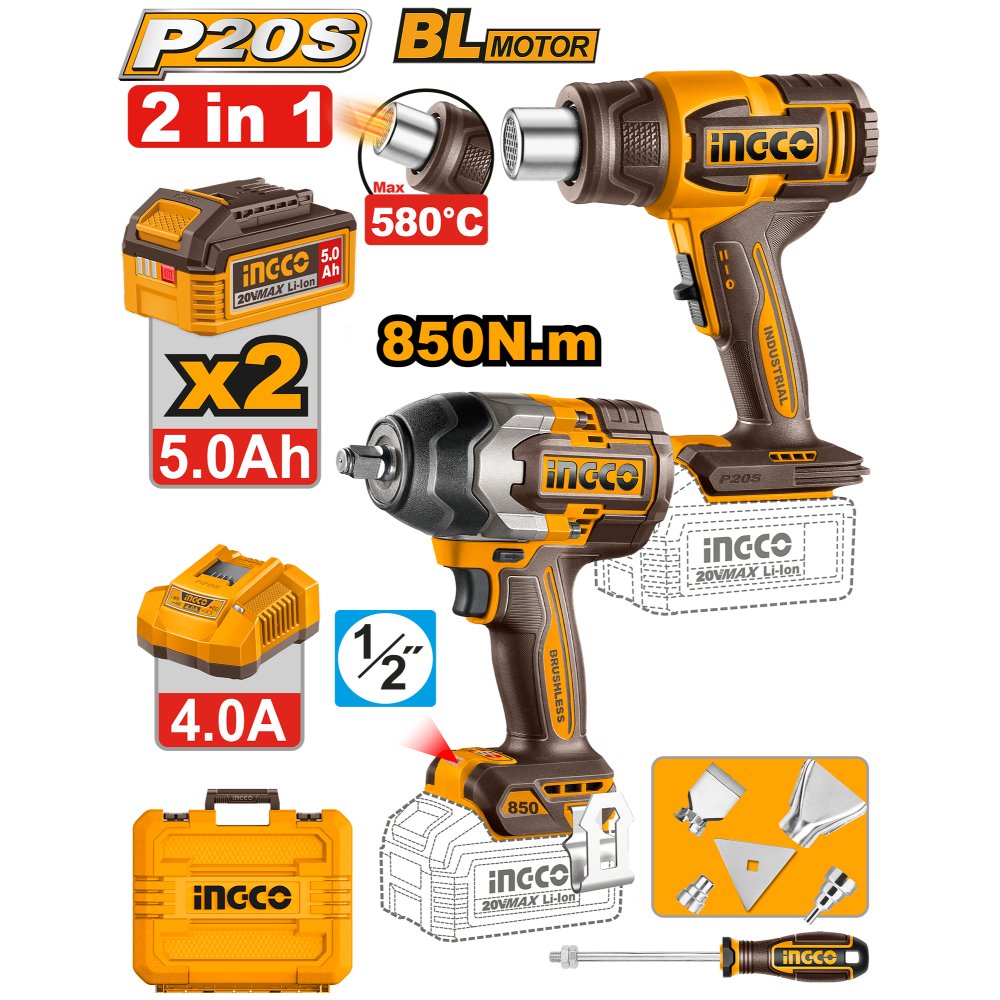 NETO O COSLI260381E AKU SET (UD ODV 850NM+FEN ZA VRELI V) SUPER INGCO
